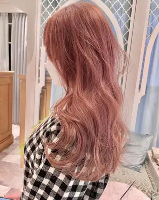 ロング 透明感カラー/カット 髪質改善/森栄範のヘアスタイル