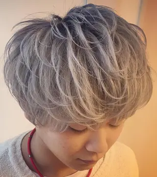 ショート カラー メンズ 山本 将史のヘアスタイル
