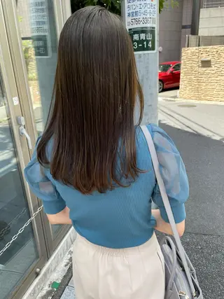 セミロング カラー まつ毛パーマ🐏 NANAMIのマツエク・マツパデザイン