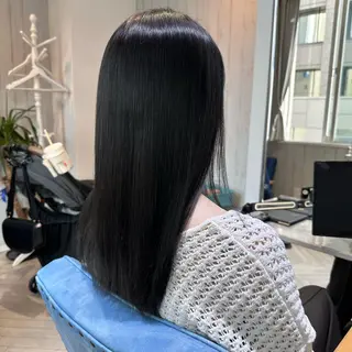 セミロング カラー 艶カラー/レイヤー 💖心斎橋/Sakiのヘアスタイル