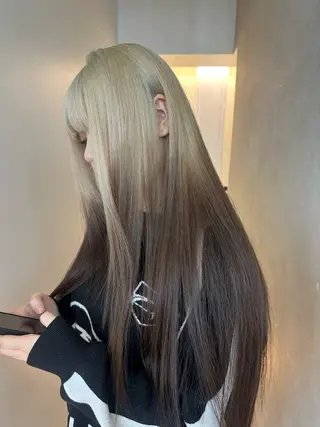 カラー ハイトーン特化 pepe🎀のヘアスタイル