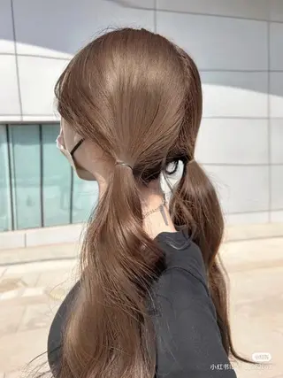 カラー 透ける透明感カラー 🤍anju🪽ྀིのヘアスタイル