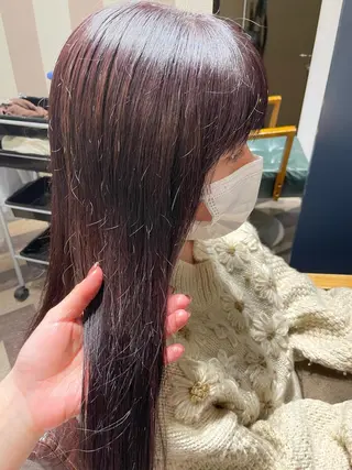 ロング カラー Salon de MADE所属・suzu/ 即日予約有り◎のヘアスタイル