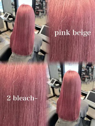 セミロング カラー ai 梅田/暖色カラーのヘアスタイル