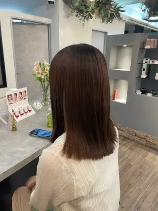 ミディアム VISAGE ba.sk 金子詩帆のヘアスタイル