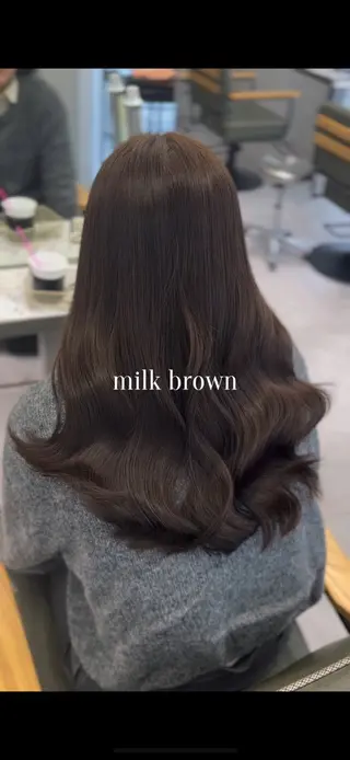 カラー Aya /うる艶カラーのヘアスタイル