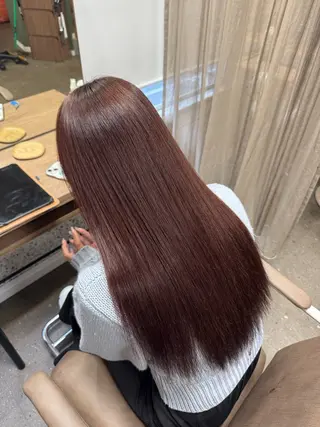 セミロング カラー TELAHAIR土浦店所属・TELAHAIR 副店長 永田のヘアスタイル