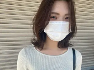 ミディアム カラー 柔らかカラー🥛 mayucoのヘアスタイル