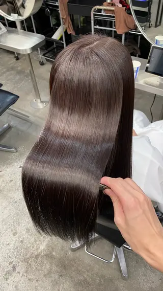ロング カラー 佐藤 幸輝のヘアスタイル