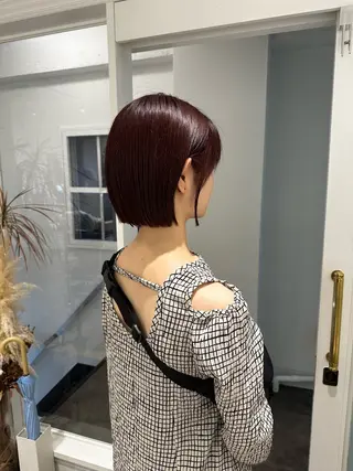 ショート カラー SHEARA BY CARE所属・. AYUKAのヘアスタイル