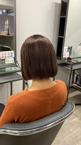 カラー や ぎ /神戸美容室 /顔まわりレイヤーのヘアスタイル