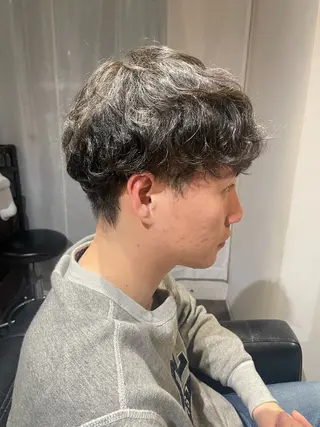 パーマ かりん髪質改善 /メンズカットのヘアスタイル