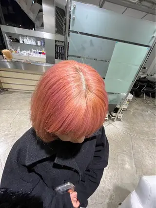ミディアム カラー BLANCO tre's メモリアル所属・カラーモデル募集中／  ︎︎どまつひなのヘアスタイル