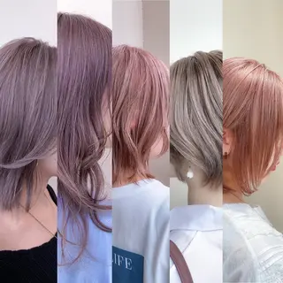 カラー 本格韓国ヘア🇰🇷 【uni】キューさんのヘアスタイル