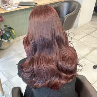 セミロング カラー ブリーチなし/レイヤ ー特化🌈Tommyのヘアスタイル