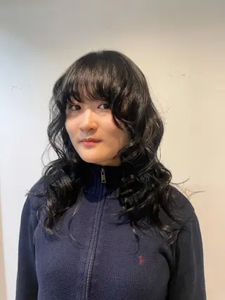 セミロング カラー ゆるふわガーリーst yle🩰yuukaのヘアスタイル