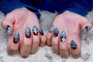 ネイル ゆず秋葉原 Vickyのネイルデザイン