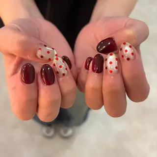 ネイル 栗田 ゆう子のネイルデザイン