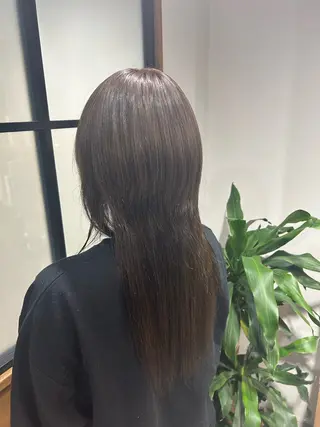 ロング やなぎさわ はるなのヘアスタイル