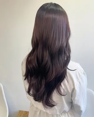 ロング カラー tokute 中野真咲🐺のヘアスタイル