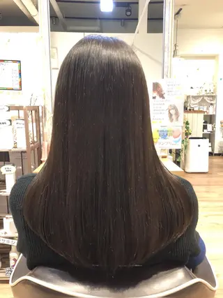 セミロング 青野 文香のヘアスタイル