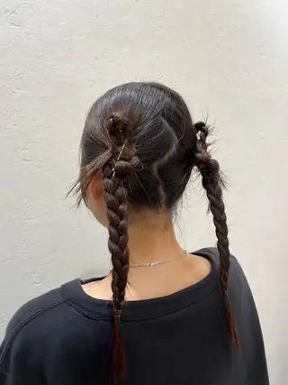 ヘアアレンジ 透明感ワンカラー 🎀髪質改善/AOのヘアスタイル