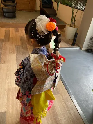 キッズ 中野 紹江のヘアスタイル