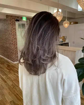 セミロング カラー Tao所属・藤川 大智のヘアスタイル