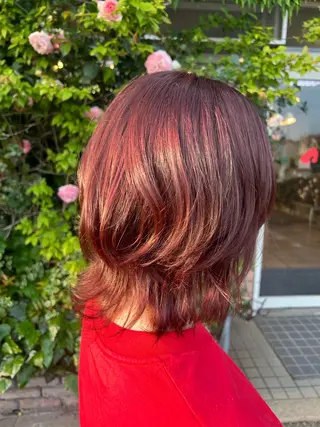 ミディアム カラー アルティスタ所属・Akari 💖のヘアスタイル