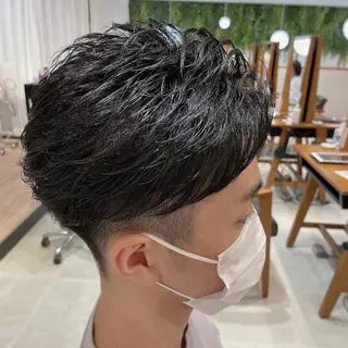 ショート メンズ レイヤー/韓国ヘア /顔周り/大久保貴之のヘアスタイル