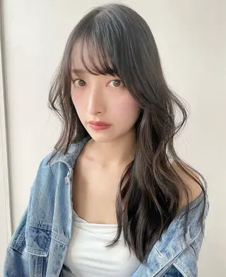 ロング knot by belle所属・明津 桜空のヘアスタイル