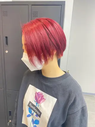 ショート maco 艶感ハイトーン🦋のヘアスタイル