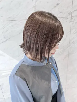 ショート カラー Bei Licoldo.Atole  ベイリコルド アトリ所属・ブリーチ、縮毛 髪質改善　宮城一真のヘアスタイル