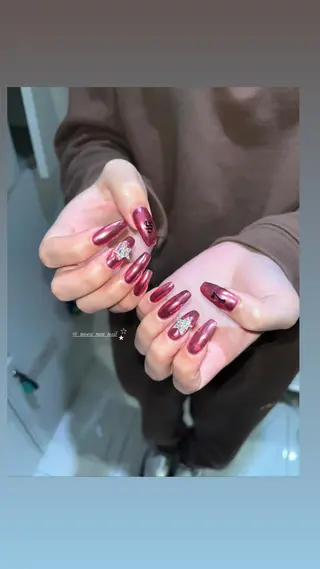 ネイル moca心斎橋所属・˚✧⁺⭐︎༚moca miyuu⁎⁺˳✧༚のネイルデザイン