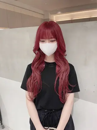 ロング カラー ヘアアレンジ 似合わせボブカット 💎モエのヘアスタイル