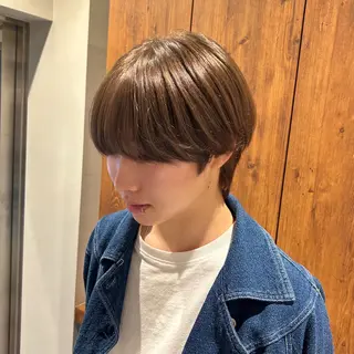 カラー メンズ 🎀メンズ/センター パート/韓国風🎀のヘアスタイル