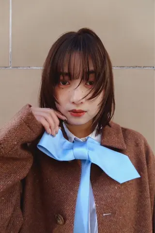 ミディアム MASHU chayamachi店所属・【梅田美容室】 似合わせカット サヤのヘアスタイル
