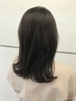 セミロング カラー 千葉 慎也のヘアスタイル