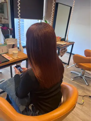 カラー カラーモデル募集 木村 萌花のヘアスタイル