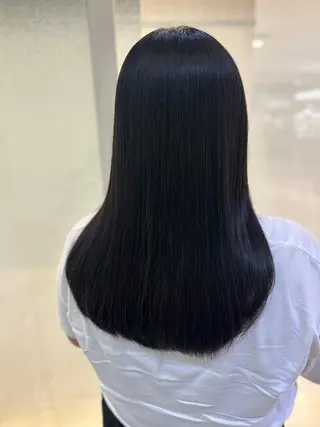 ロング パーマ 艶質改善/縮毛矯正 ササキナツミのヘアスタイル