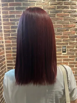 ミディアム カラー Hair salon 6所属・照井 奈保子のヘアスタイル