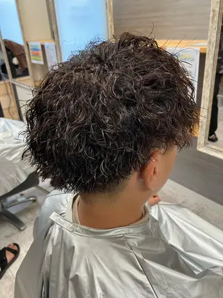 パーマ メンズ メンズ特化/パーマ/ フェードWATARUのヘアスタイル