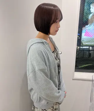 ミディアム euphoria新宿通り所属・ブリーチなしwcr yumeのヘアスタイル
