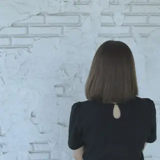 ミディアム 尾崎 優也のヘアスタイル