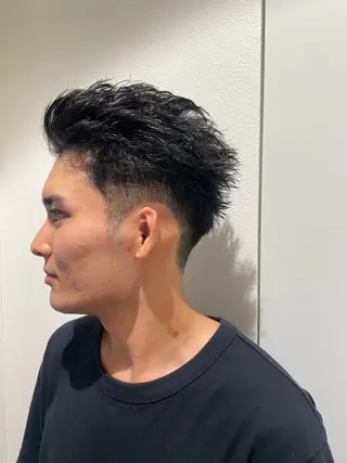 メンズ カットコンテスト全国 出場経験あり藤澤志のヘアスタイル