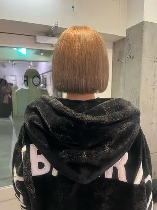 ミディアム レイヤーカット/暖色 カラー/mao🎀のヘアスタイル