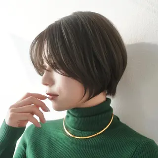ショート 🌟ショート/シ ョートボブ/岡田🌟のヘアスタイル
