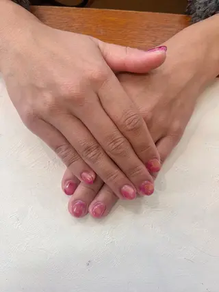 ネイル 羽兼 楓夏のネイルデザイン