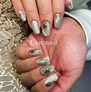 セミロング ネイル Parfum パルファンのネイルデザイン