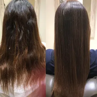 セミロング 縮毛矯正専門 美容師のヘアスタイル